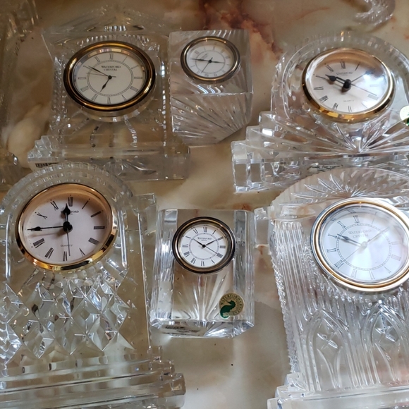 Waterford crystal clocks